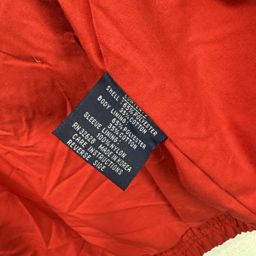VTG EDS Swingste‎ Colorblock Windbreaker Jacket Mens XL Black Red Yellow Hooded - Picture 10 of 10